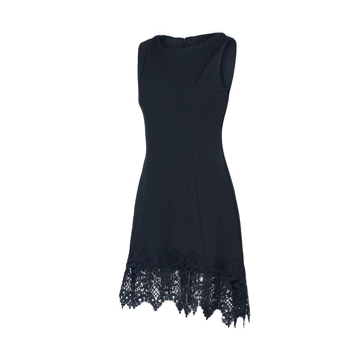 Vestido de Fiesta con Adorno en el Ruedo Noshe