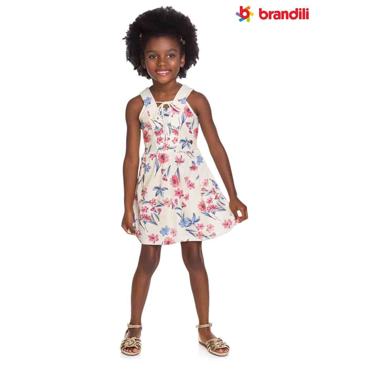 Vestido Estampado Sin Manga Brandillini