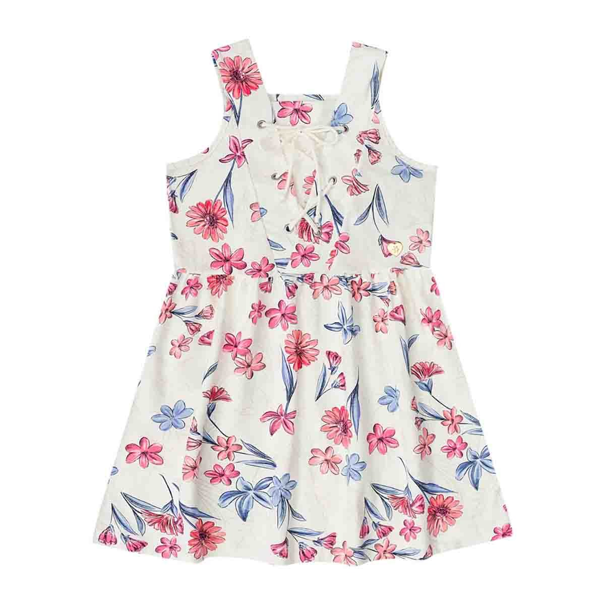 Vestido Estampado Sin Manga Brandillini