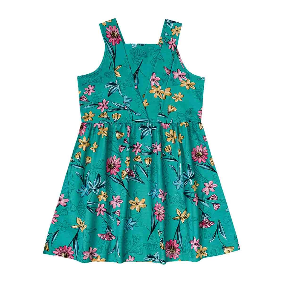 Vestido Estampado Sin Manga Brandillini