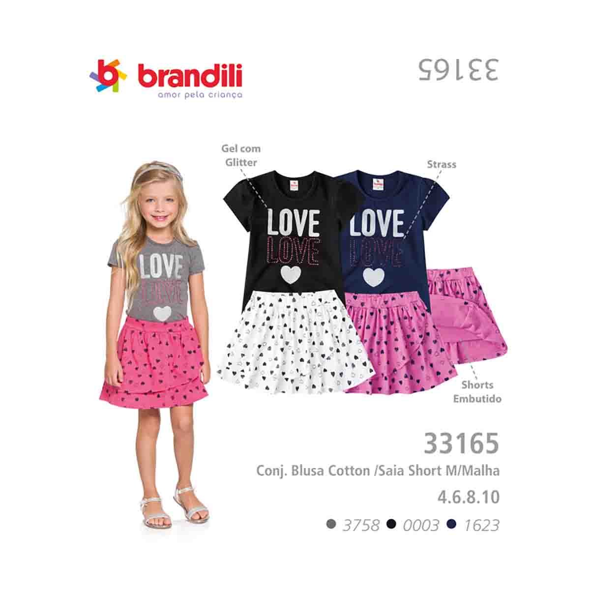 Conjunto Falda Short Brandili