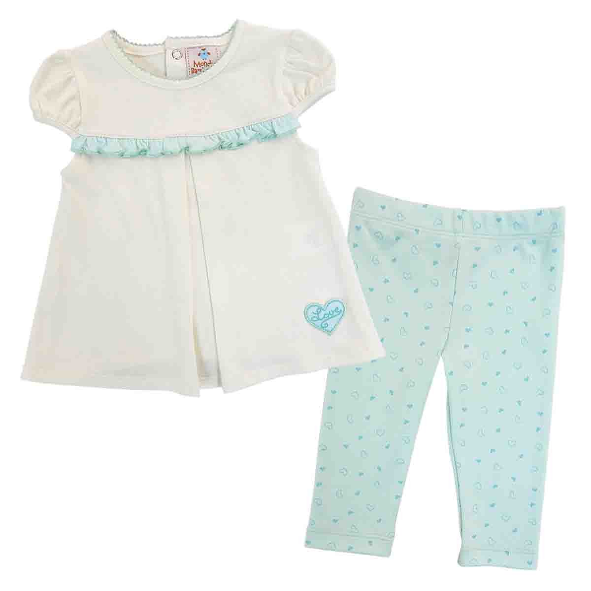 Conjunto 2 Pzas Batita Manga Corta 4Teen
