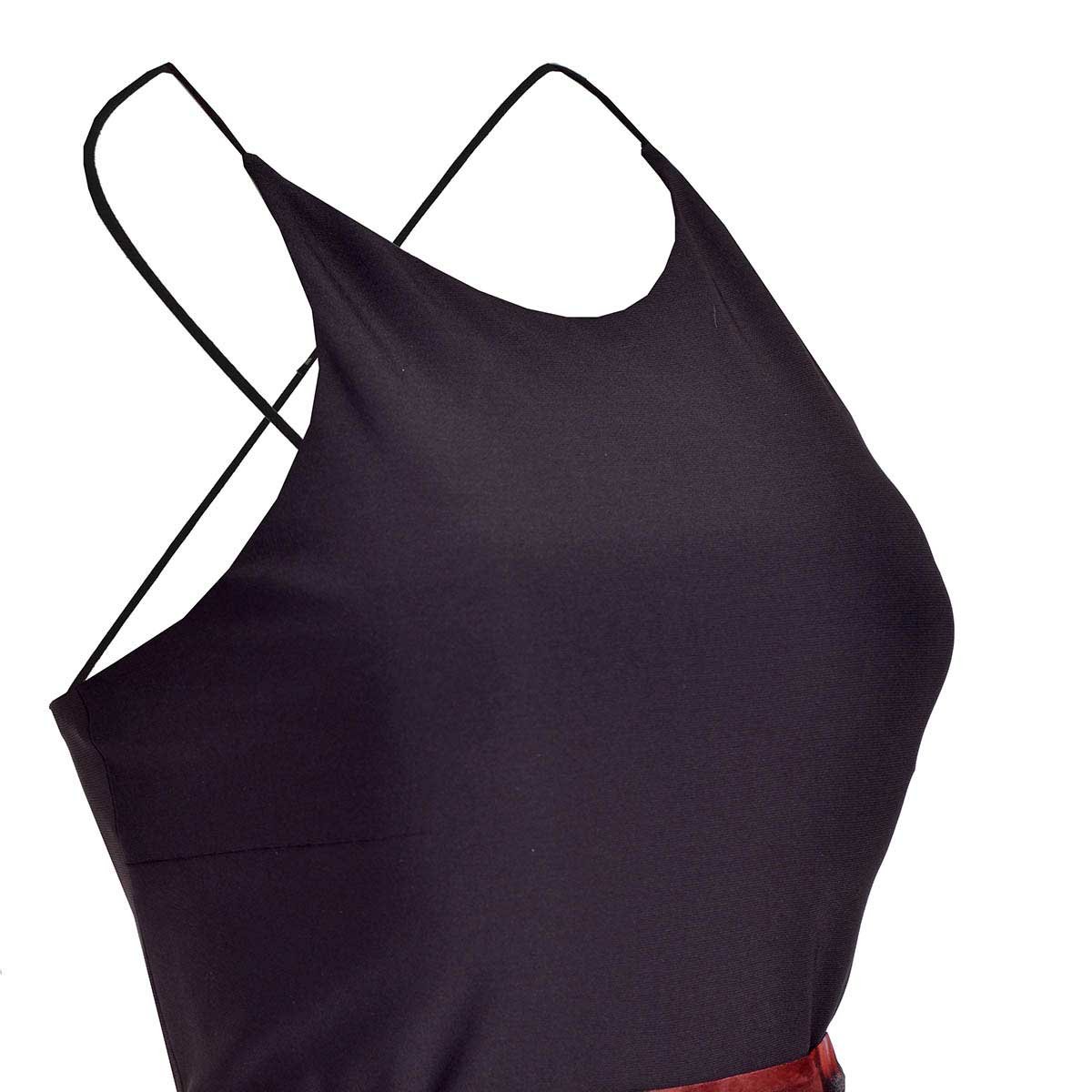 Vestido de Fiesta Largo Ampón Falda Organza Estampada