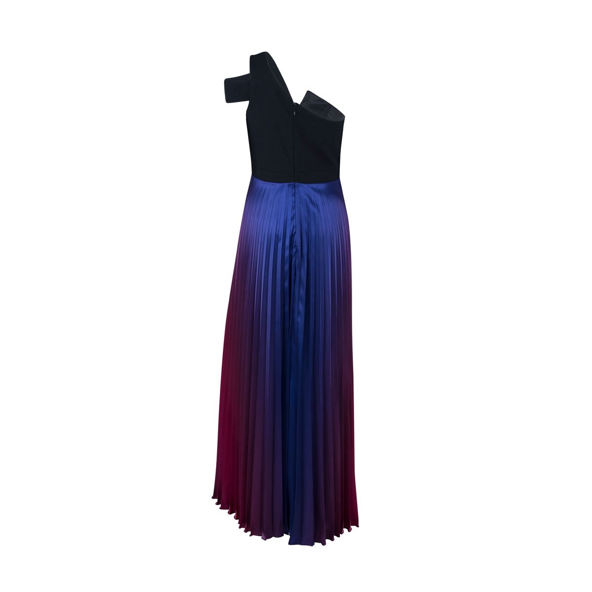 Vestido de Fiesta con Falda Plisada Y Degradada Noshe