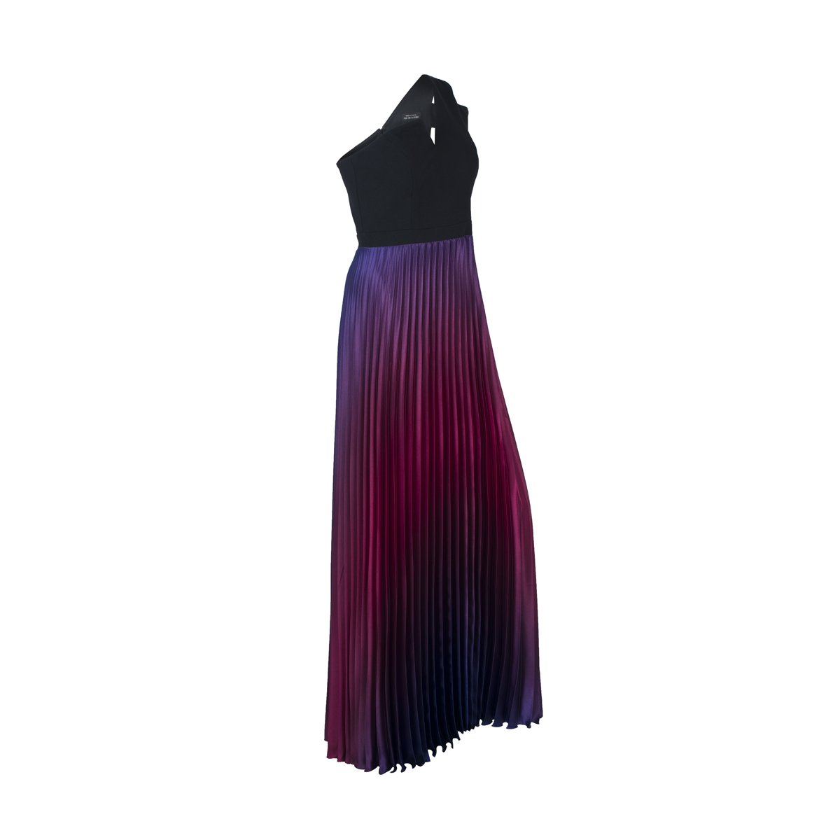 Vestido de Fiesta con Falda Plisada Y Degradada Noshe