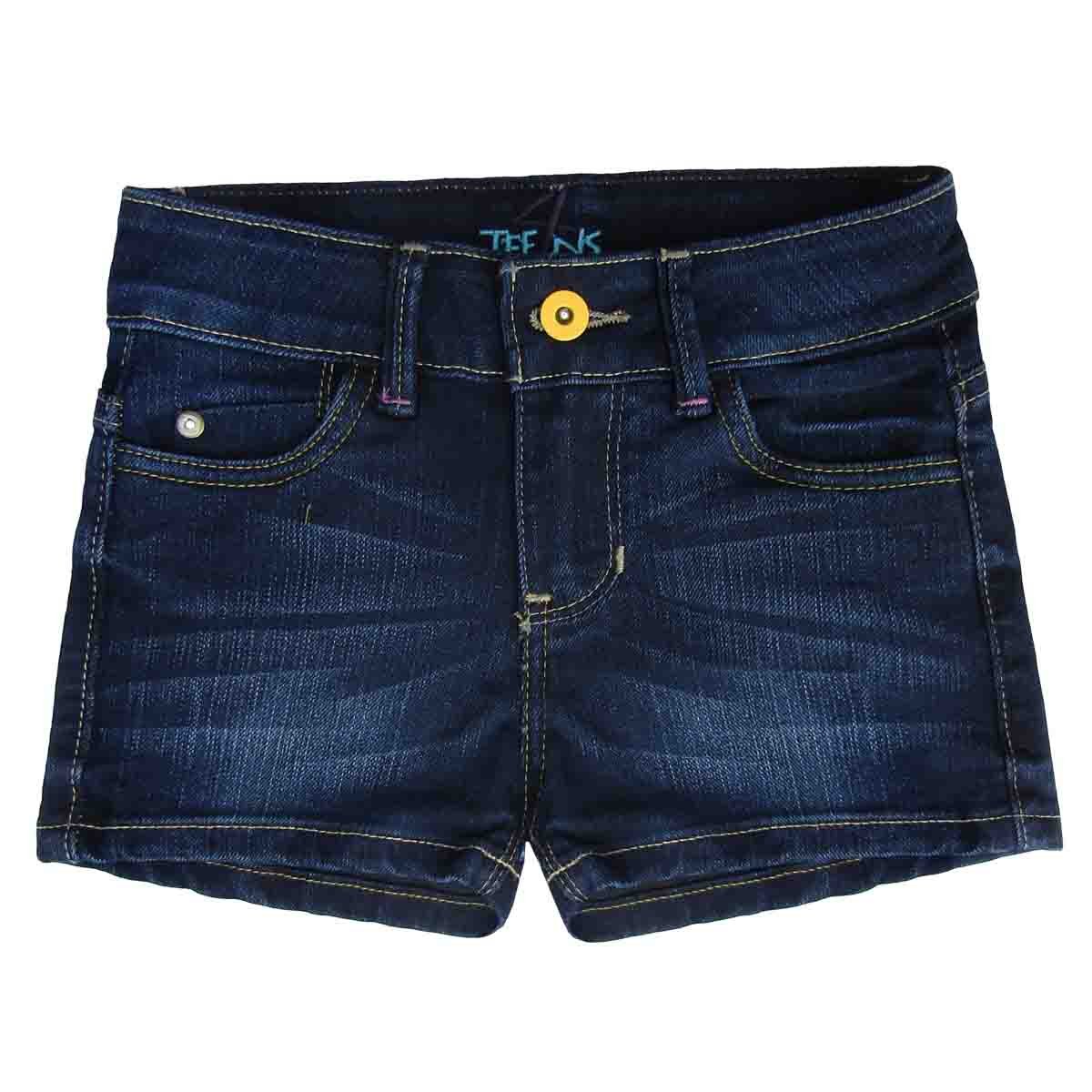 Short Mezclilla Cortes Doble Bolsa 4Teen