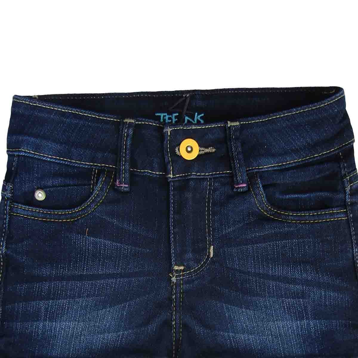 Short Mezclilla Cortes Doble Bolsa 4Teen