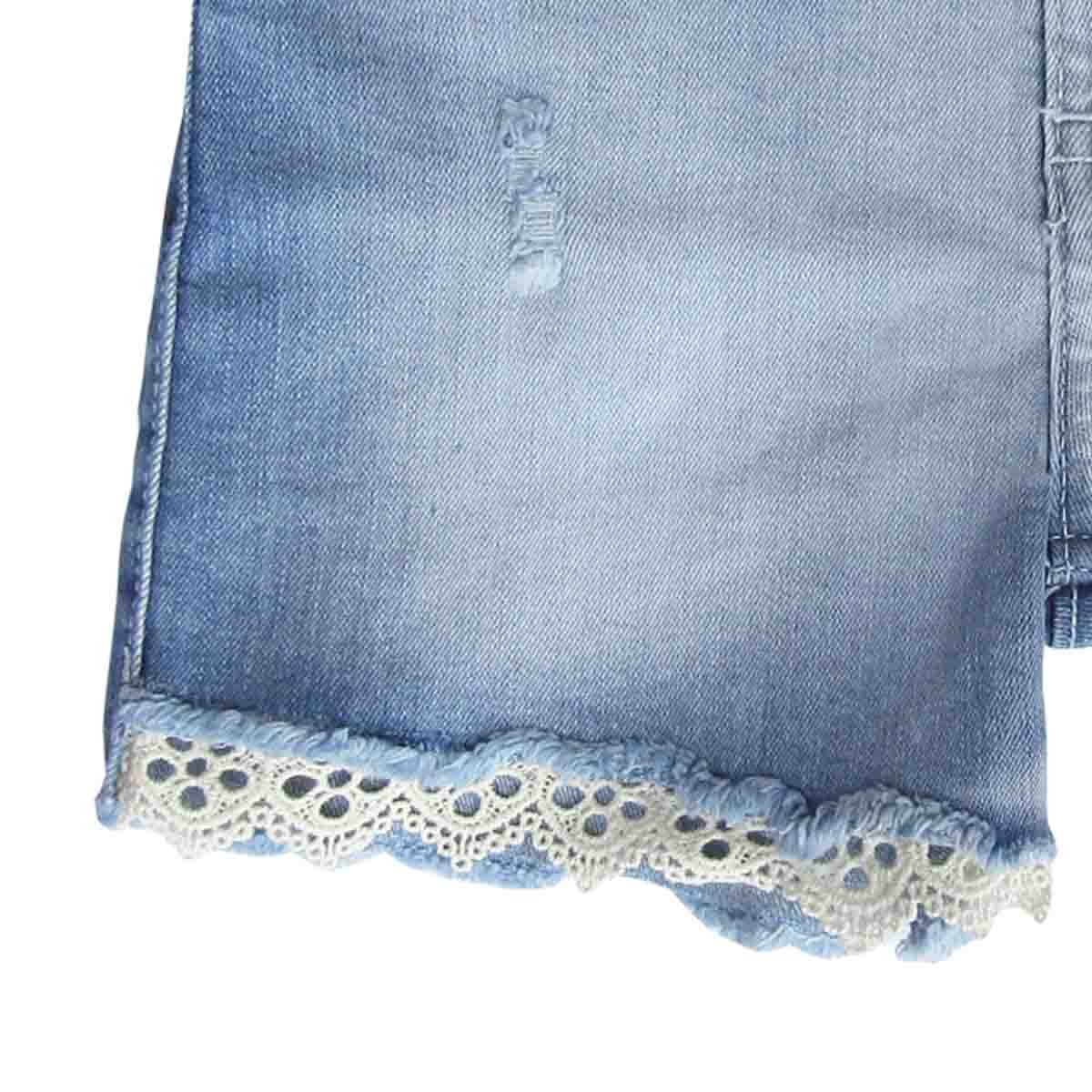 Short Mezclilla con Encaje 4Teen