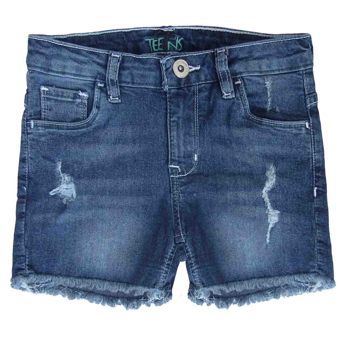 Short Mezclilla con Valenciana 4Teen