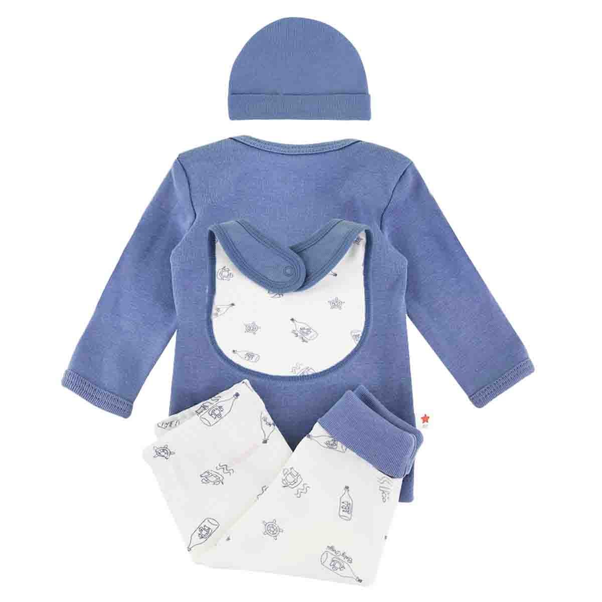 Conjunto Gorro Babero Play Pantal&oacute;n Baby Creysi