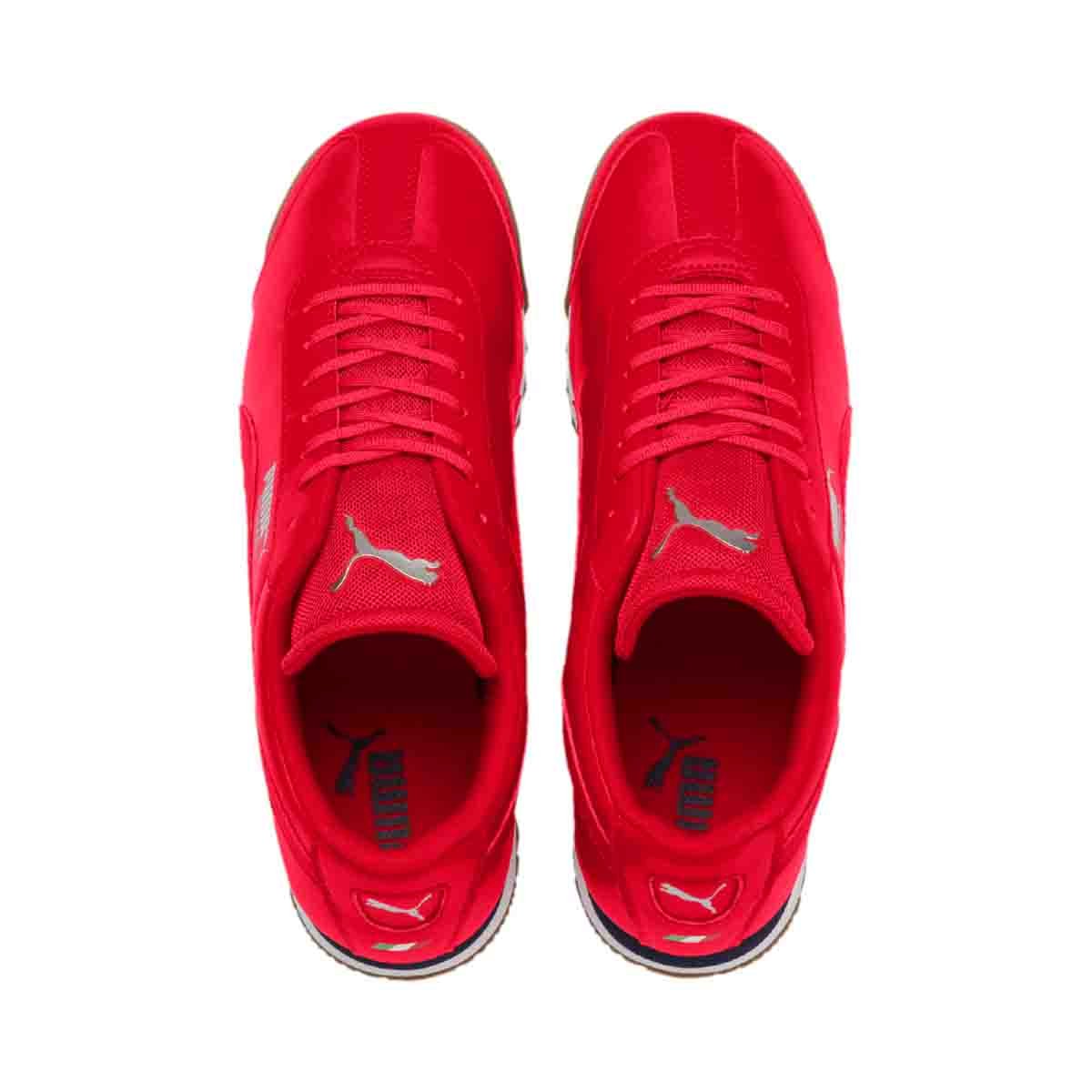 tenis puma roma ferrari rojos