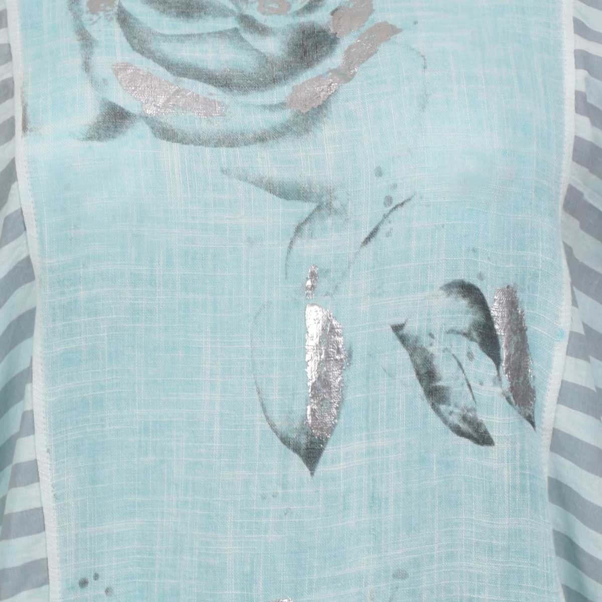 Blusa Cuello Redondo Estampada Studio si