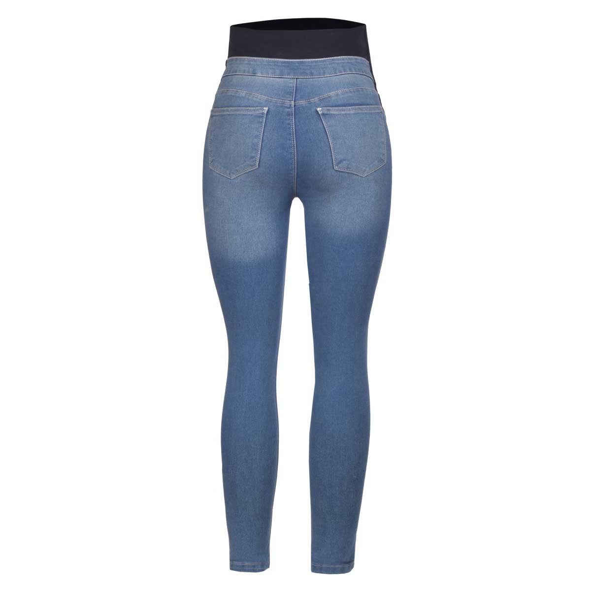 Pantalón Mezclilla Panel Alto Mama Mia