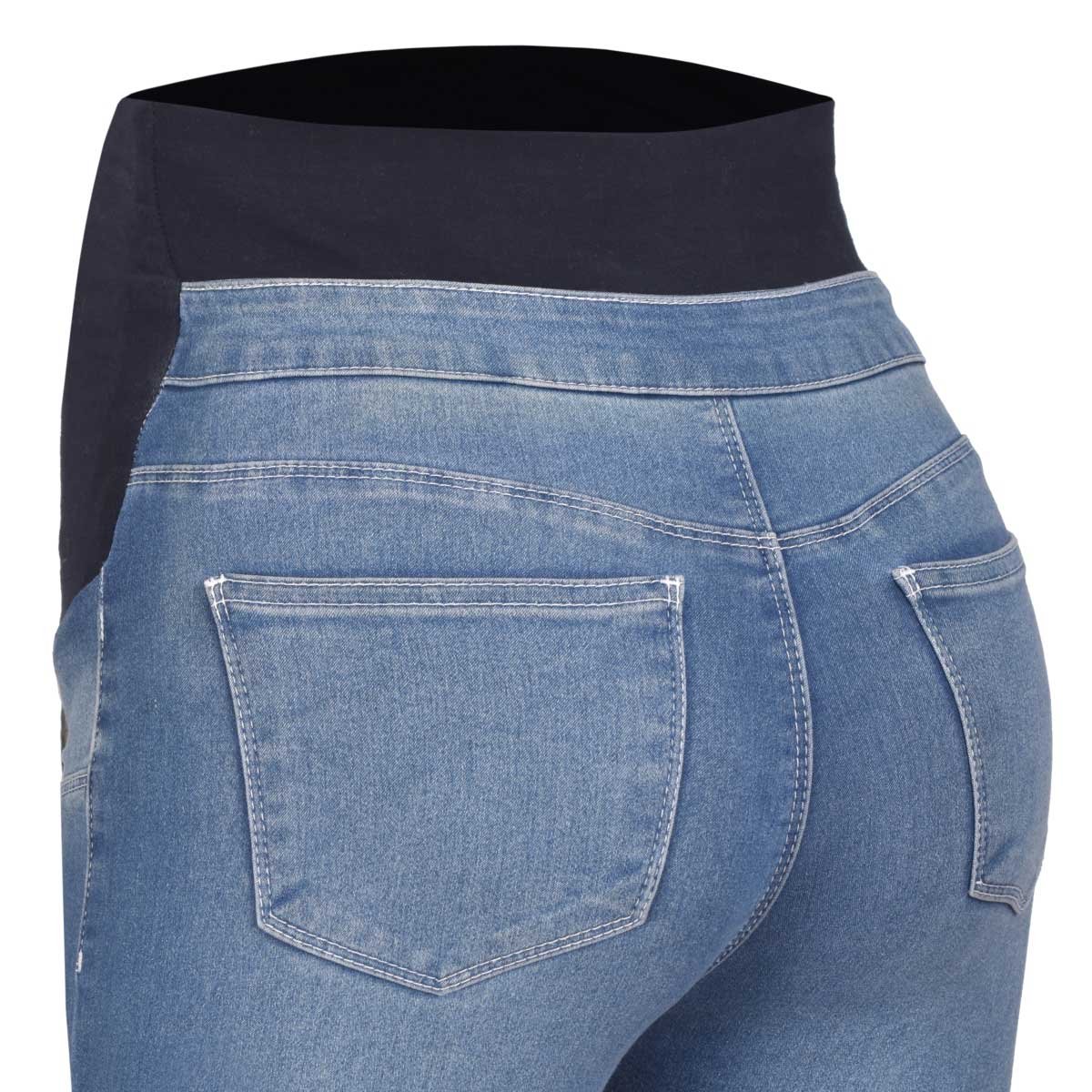 Pantalón Mezclilla Panel Alto Mama Mia