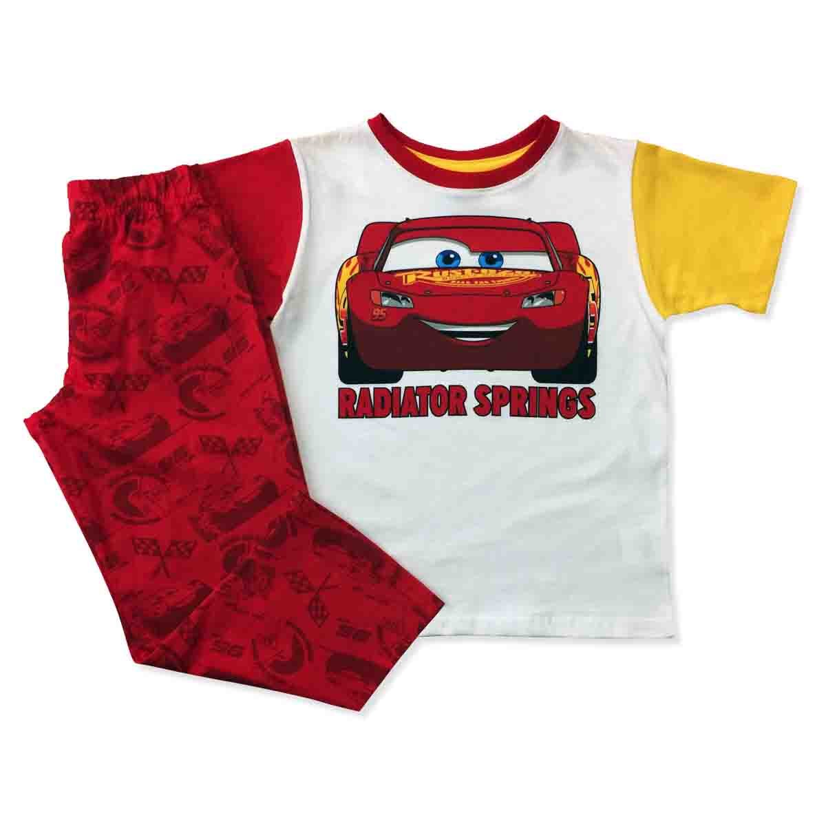 Pijama Playera Manga Corta con Pantalón Cars