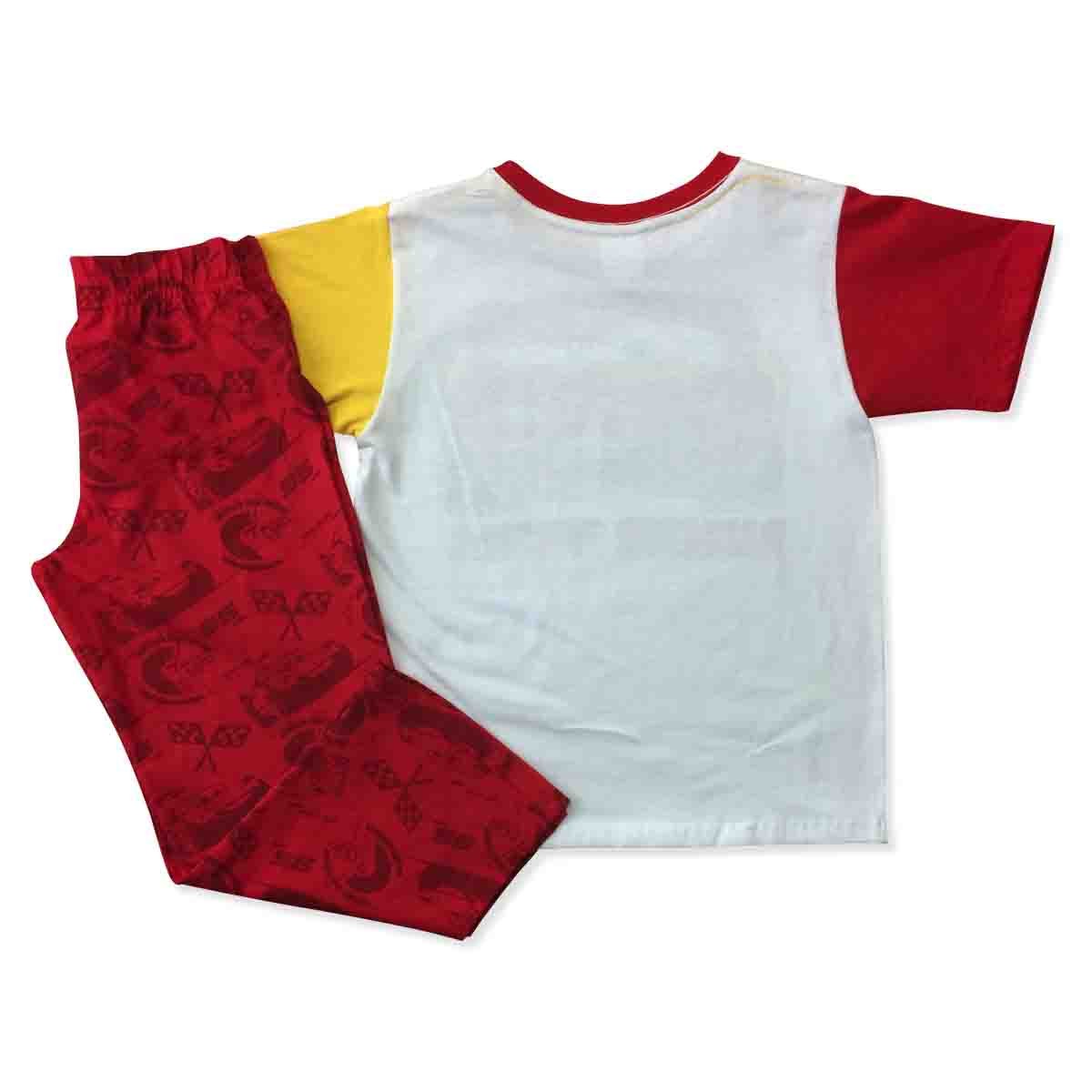 Pijama Playera Manga Corta con Pantalón Cars