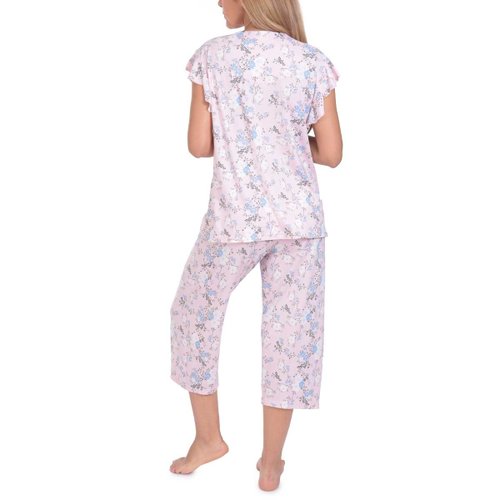 Pijama de Dama y Capri Estampada Intime Lingerie