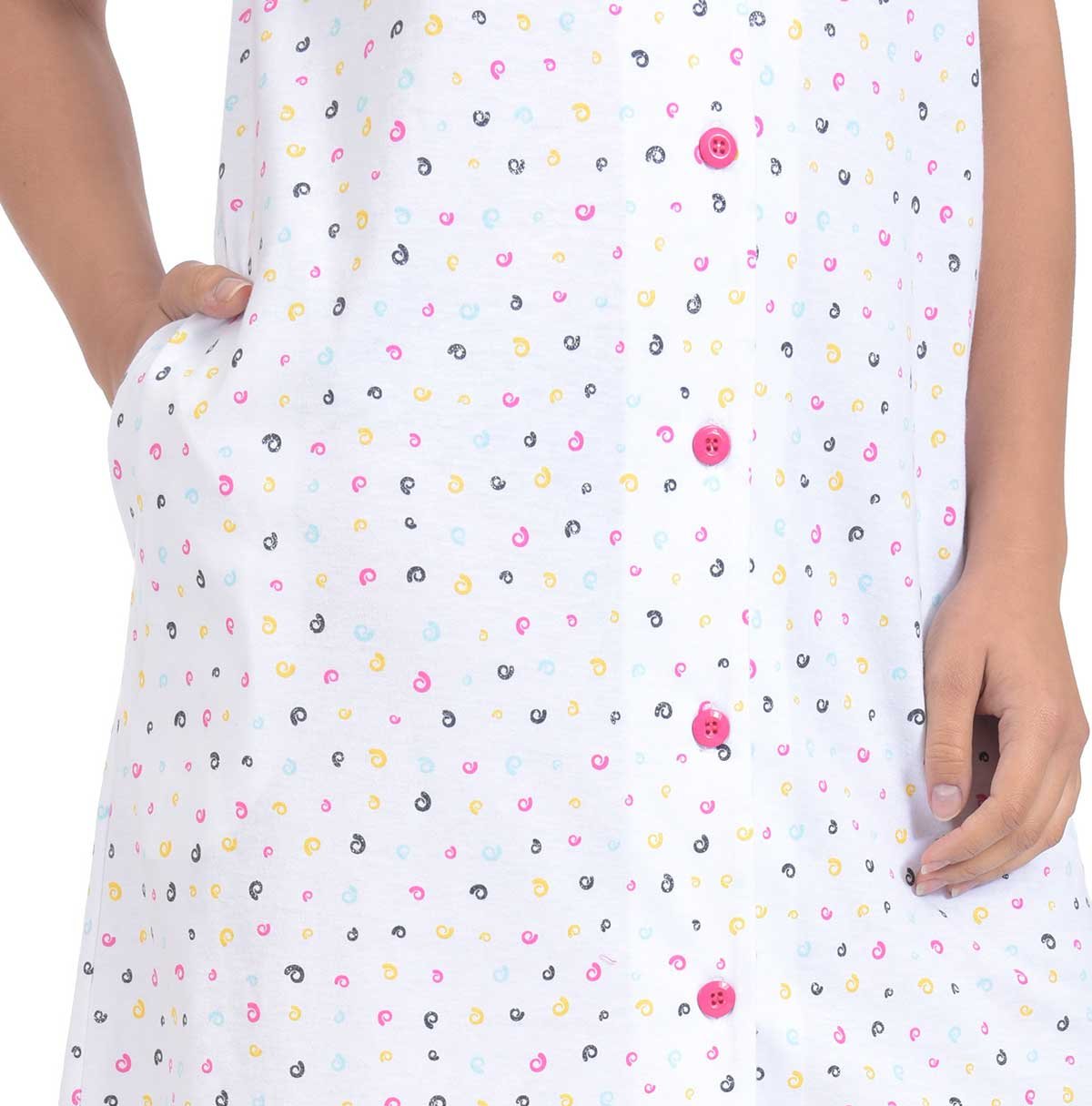 Bata Chifon Escote V Thaiss