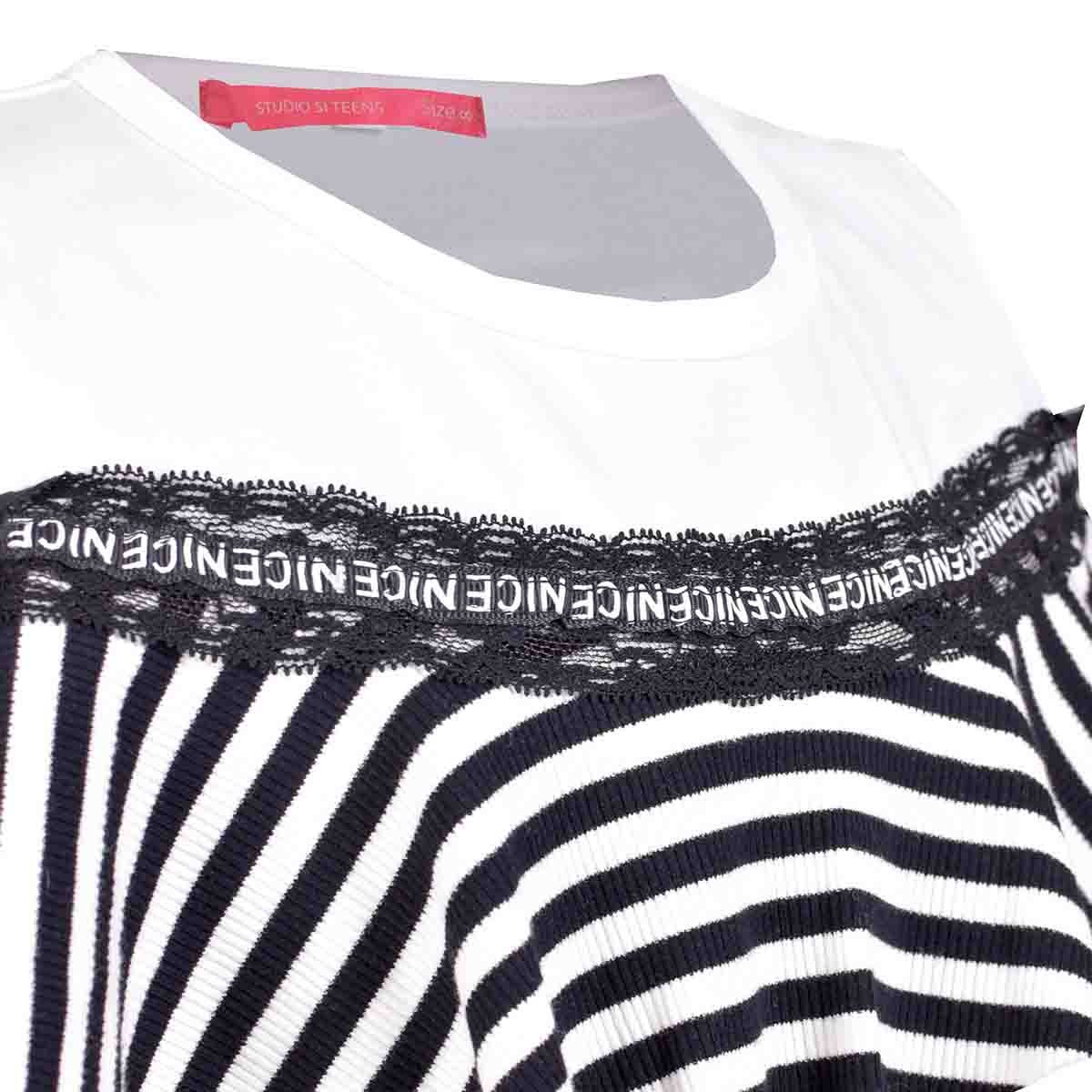 Playera Manga Corta con Hombros Descubiertos Studio si