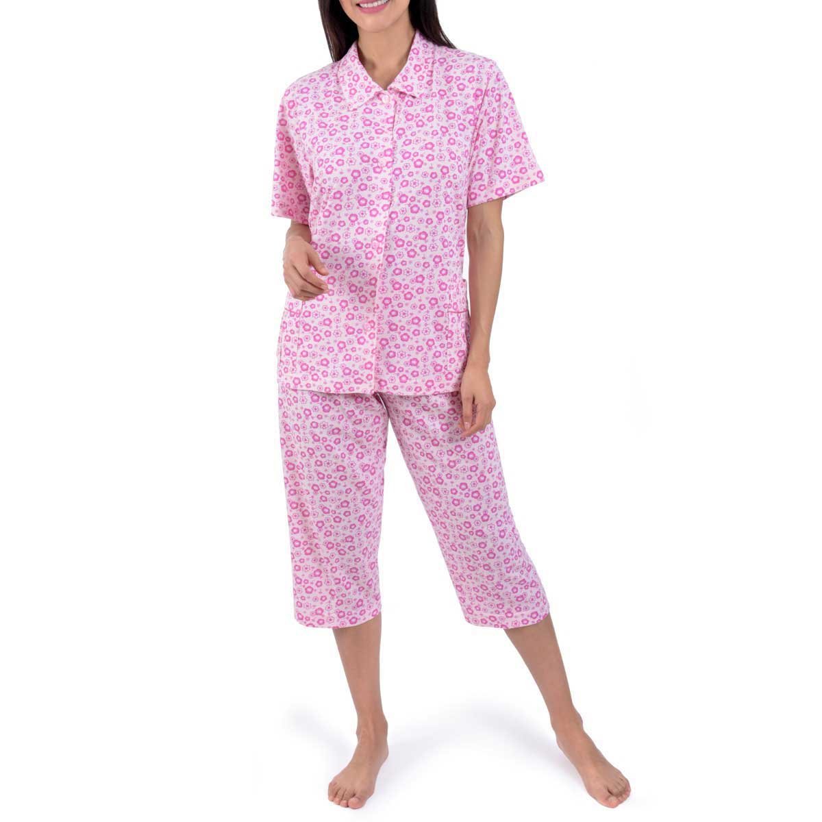 Pijama Manga Corta Estampada Y Capri Night Star