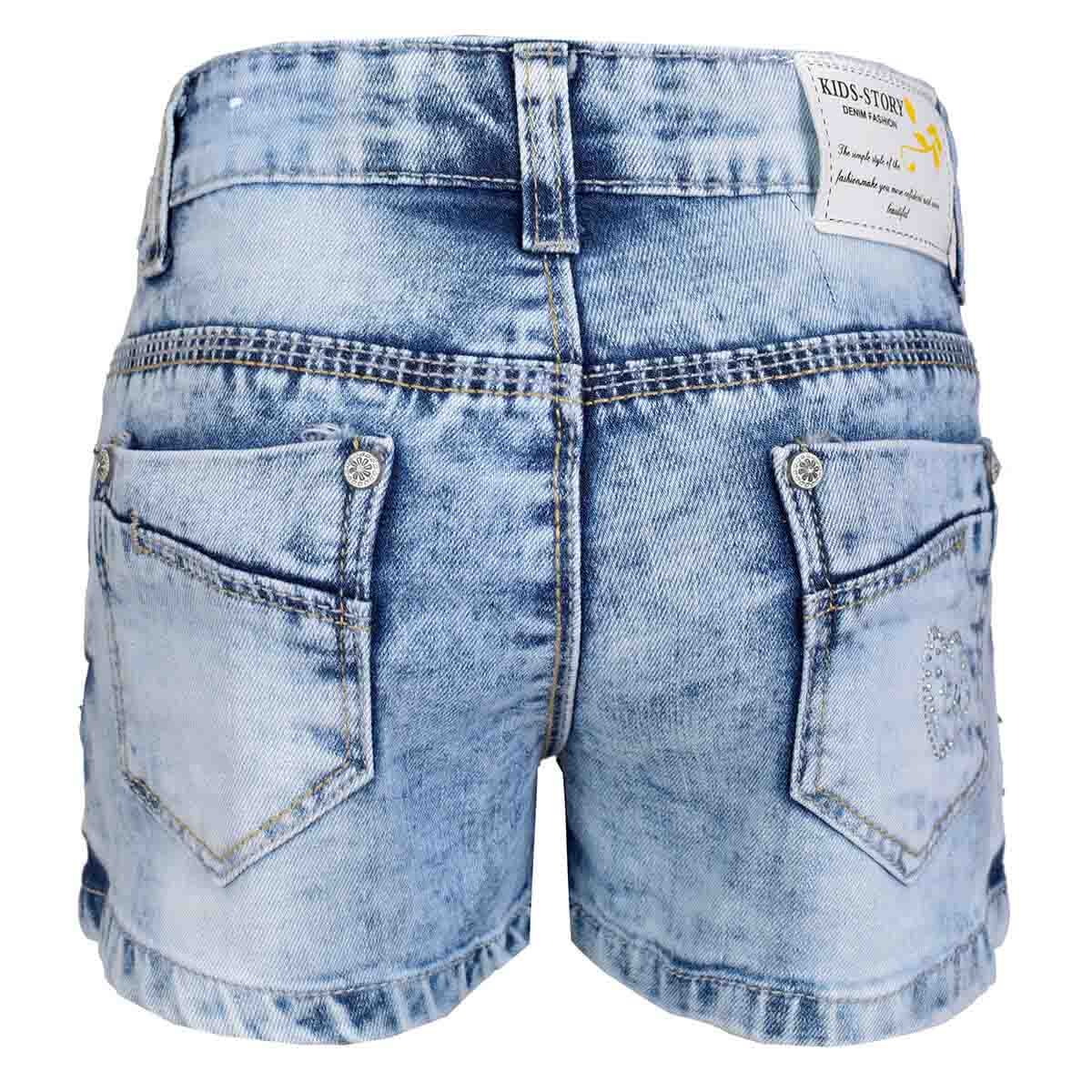 Short Transfer con Flecos de Mezclilla Philosophy Girls