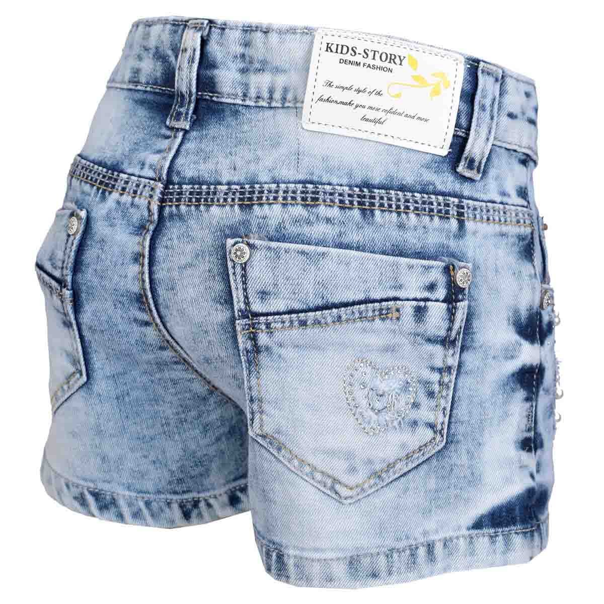 Short Transfer con Flecos de Mezclilla Philosophy Girls