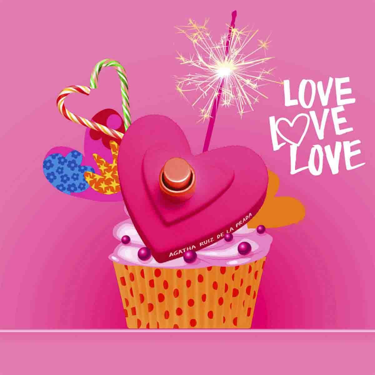 Fragancia para Dama, Agatha Ruiz de la Prada Love Love Love Bubble Edt 30Ml