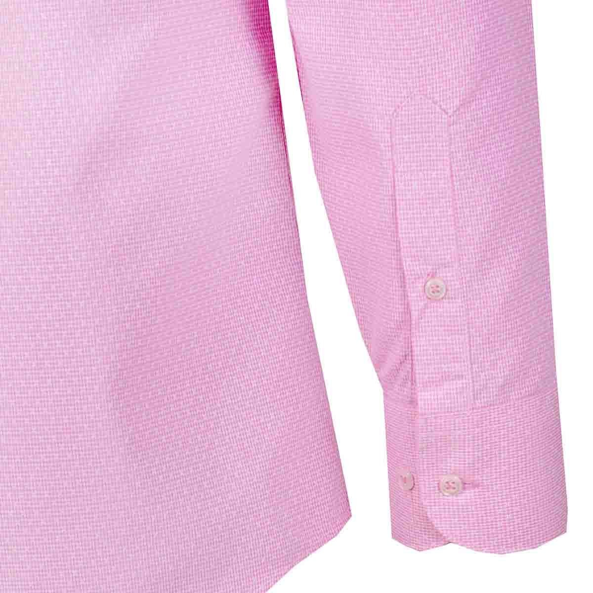 Camisa de Vestir Color Rosa Combinado Nina Ricci