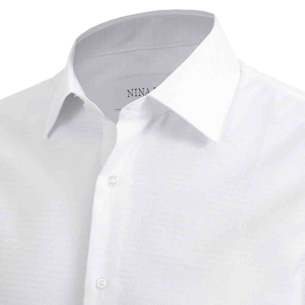 Camisa de Vestir Color Blanco Nina Ricci para Caballero