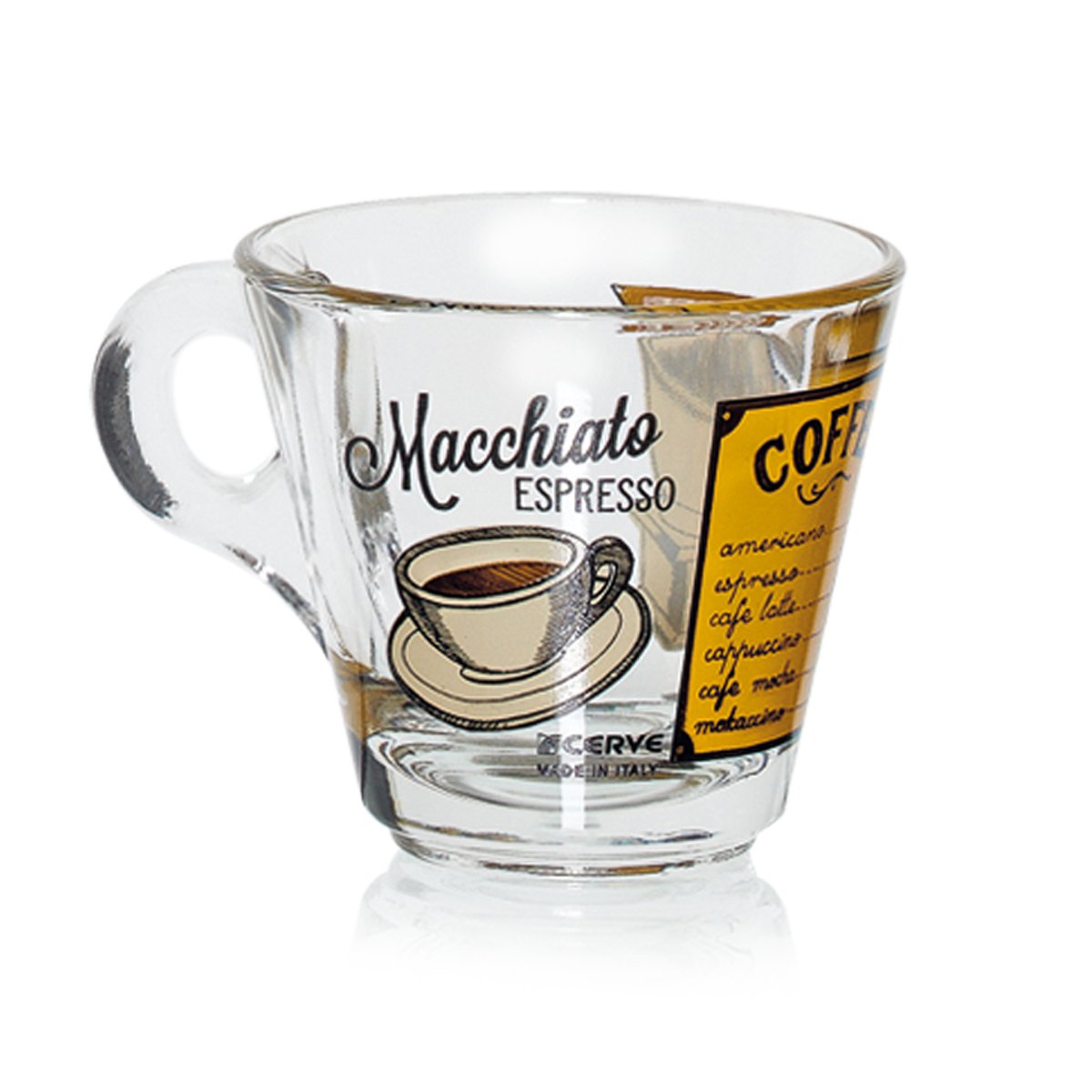 Set 6 Tacitas Nadia 80Cc 6 Platos Cerve