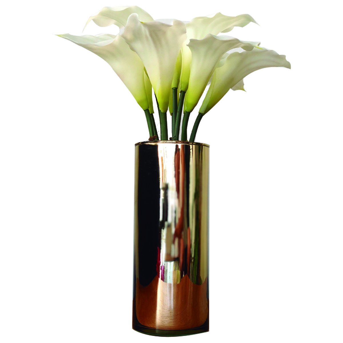 Alcatraces Natural Touch en Cilindro de Vidrio Soplado el Ático