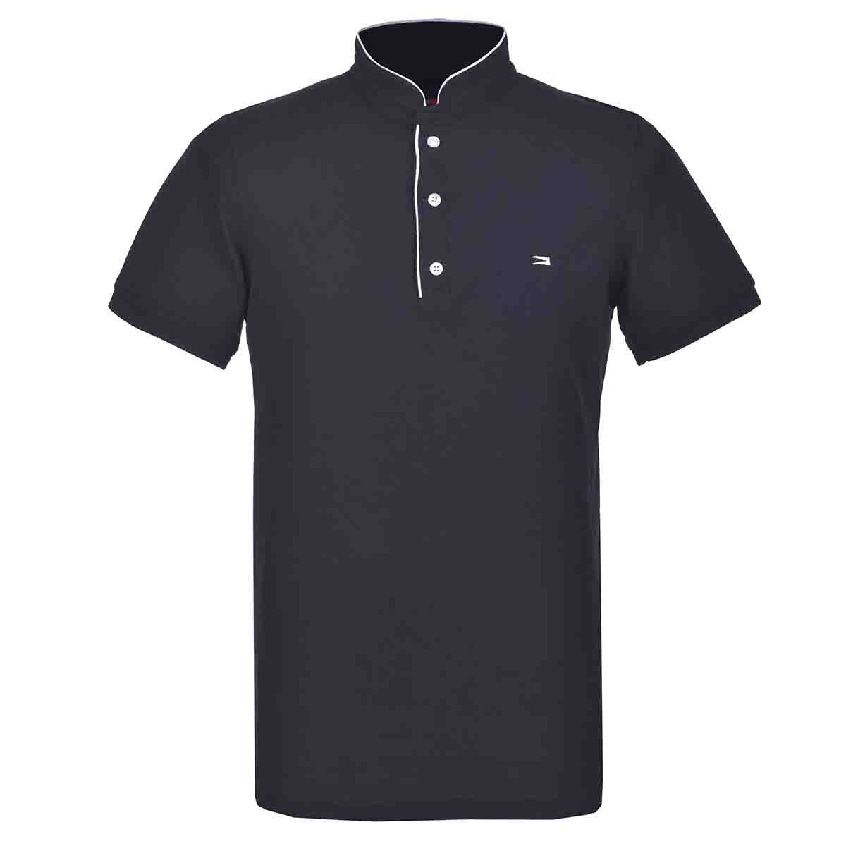 Playera Polo Color Marino Slim Fit Carlo Corinto