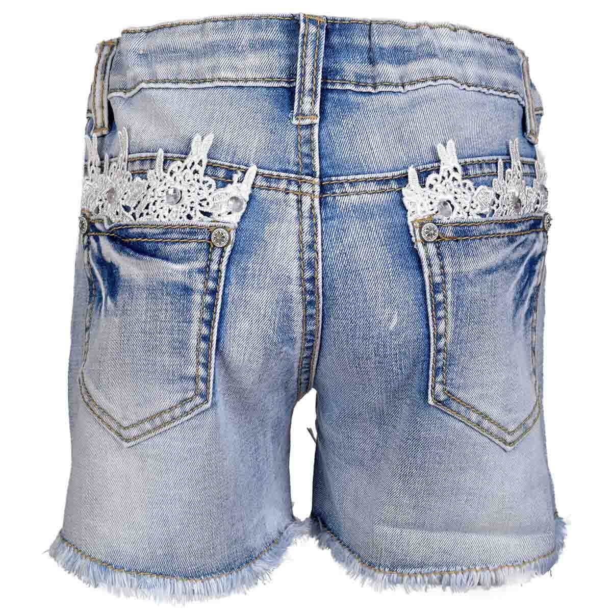Short con Dobladillo Encaje y Flecos Philosophy Jr Girls