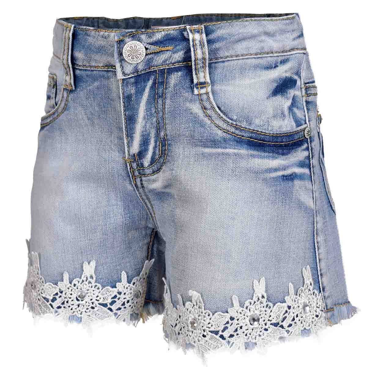 Short con Dobladillo Encaje y Flecos Philosophy Jr Girls