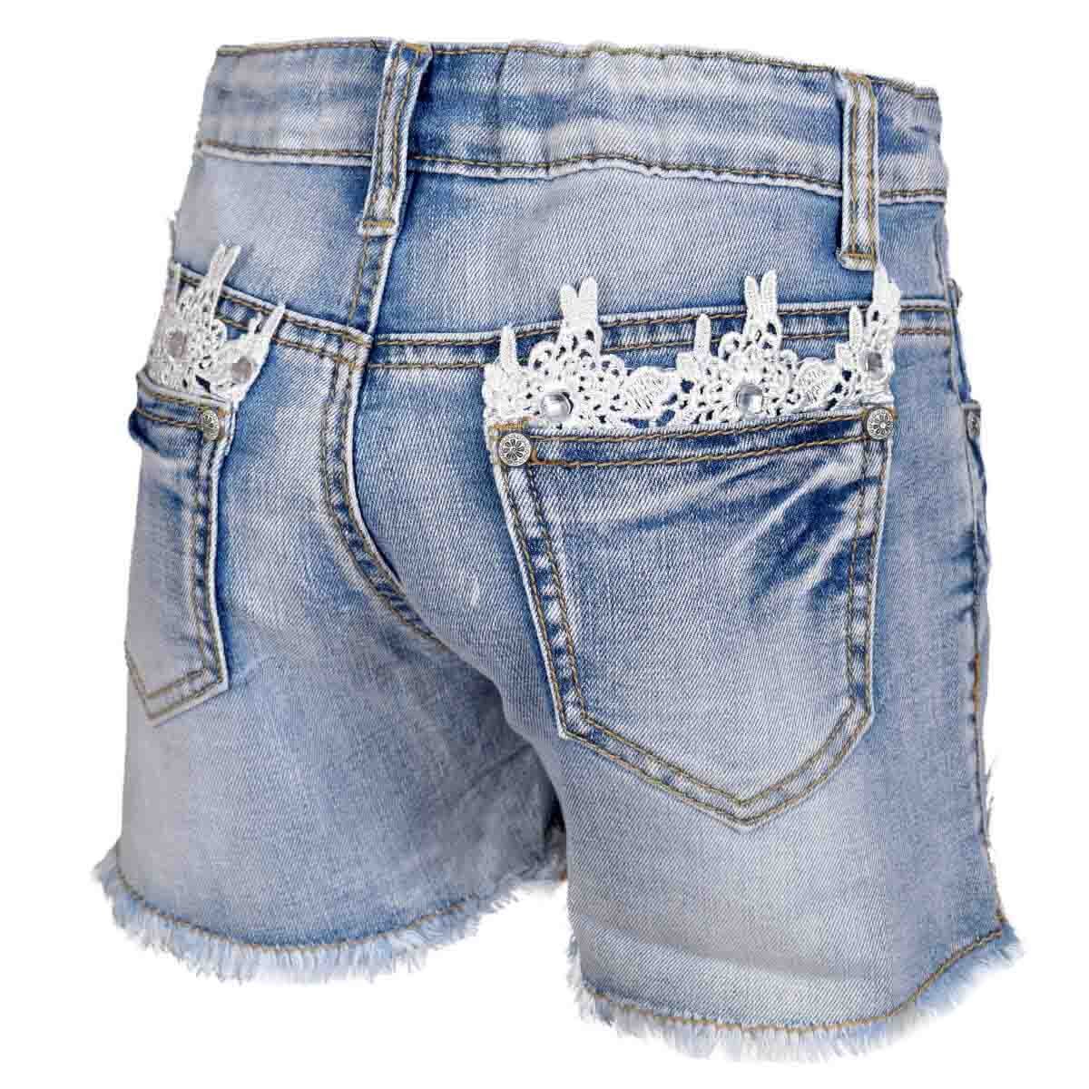 Short con Dobladillo Encaje y Flecos Philosophy Jr Girls