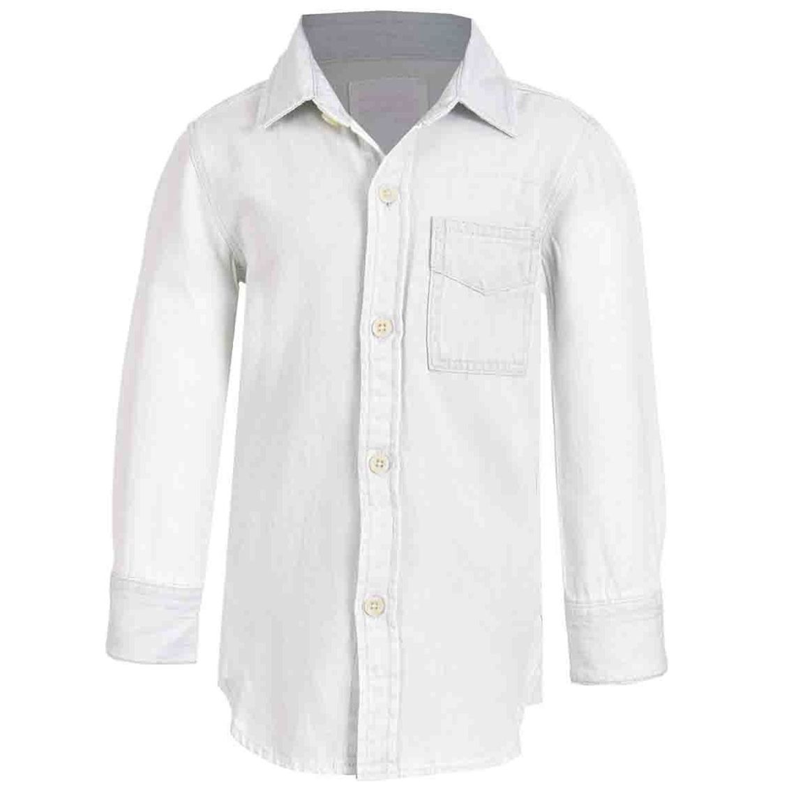 Camisa Manga Larga Mezclilla