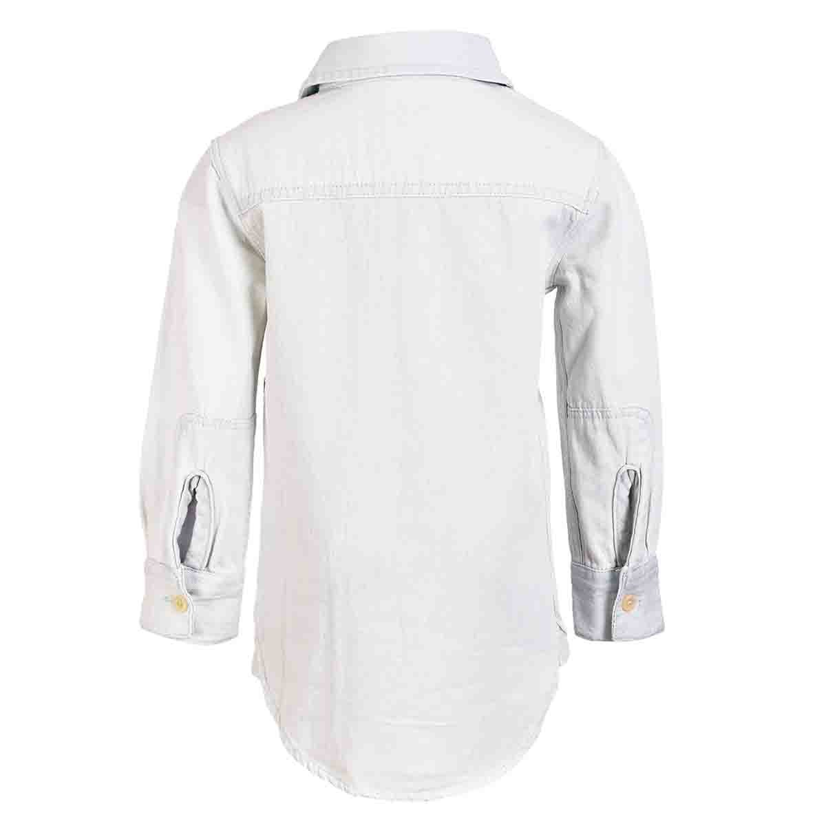 Camisa Manga Larga Mezclilla