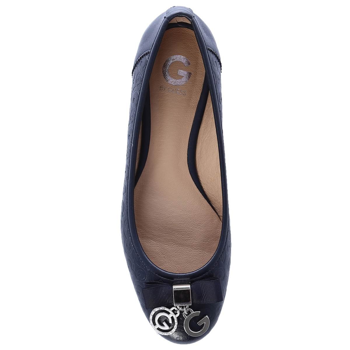 Balerina Flat Azul Obscuro G By Guess