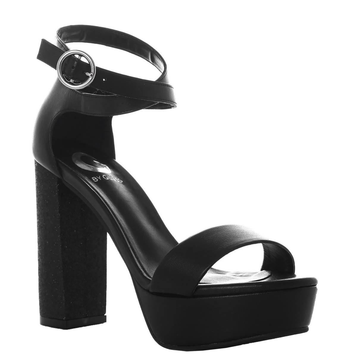 Sandalia Stiletto Negro G By Guess