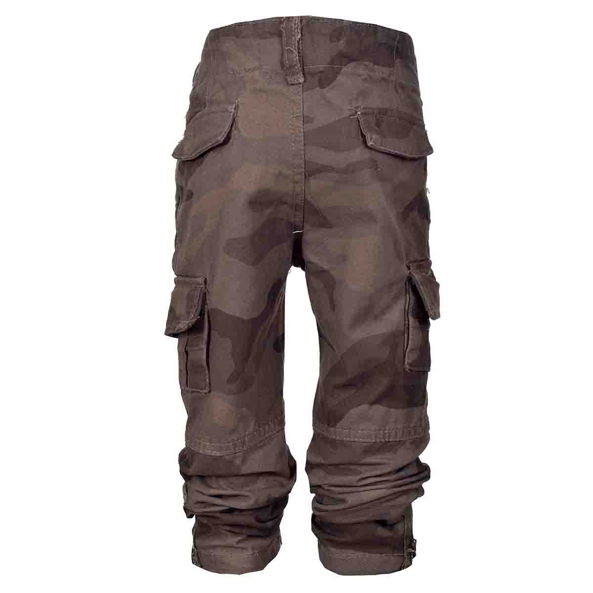 Pantalón Cargo Camuflaje Color Verde Combinado Jeanious para Bebé