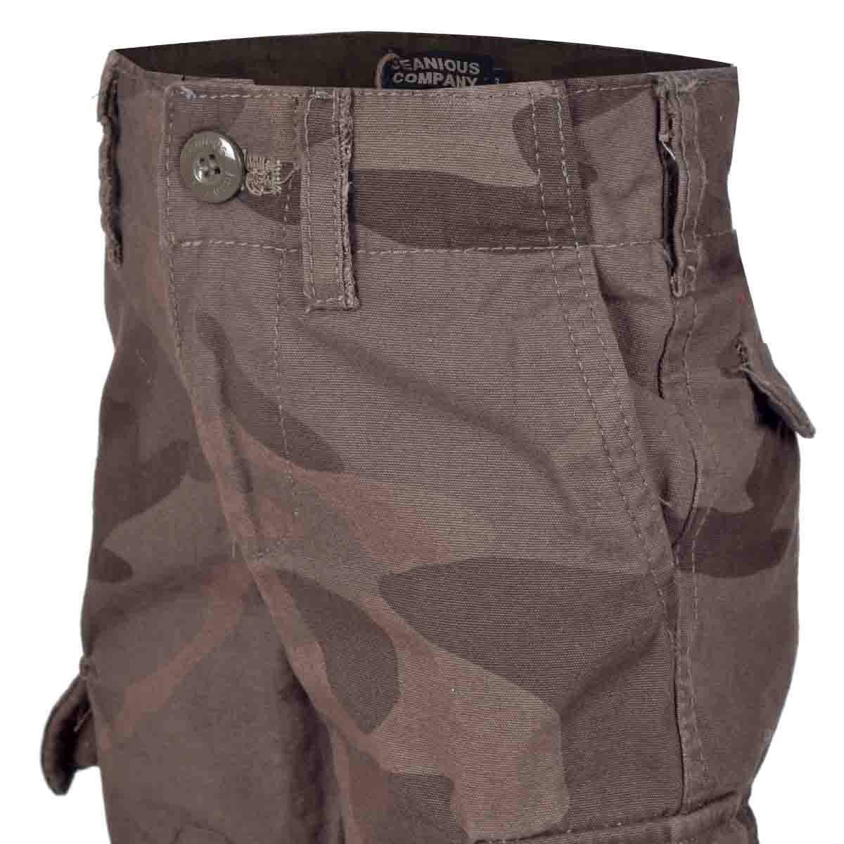 Pantalón Cargo Camuflaje Color Verde Combinado Jeanious para Bebé