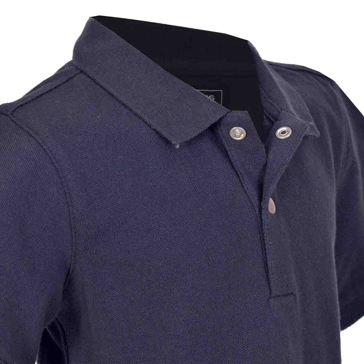 Playera Polo Manga Corta Color Verde Obscuro Jeanious