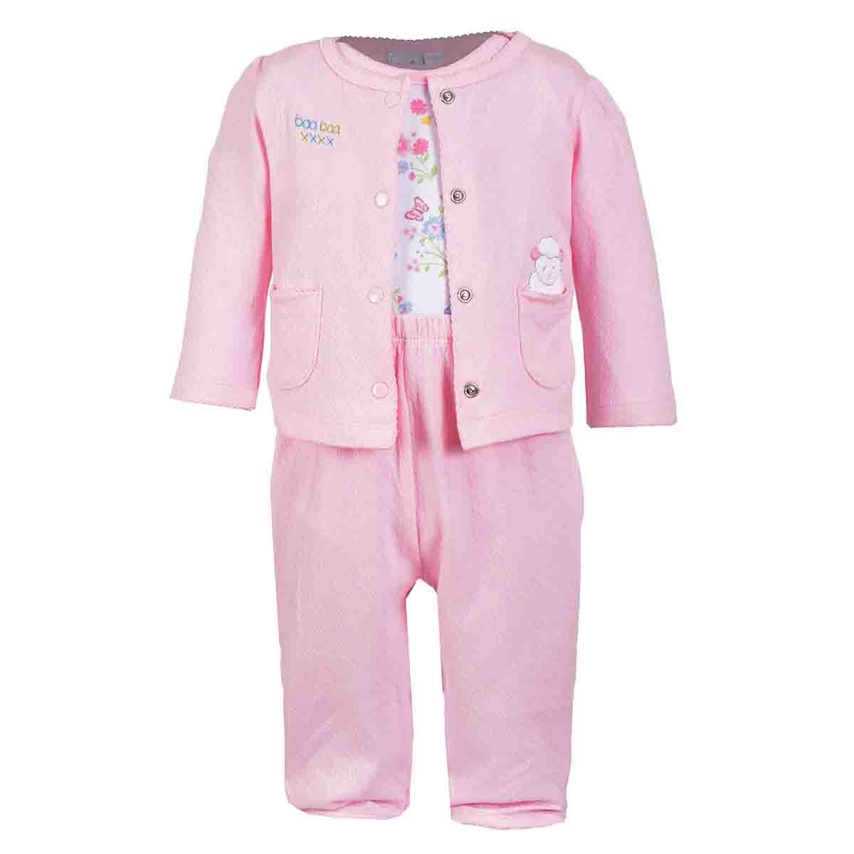 Conjunto 3 Pzas Pantalón Pañalero Chaqueta Carosello