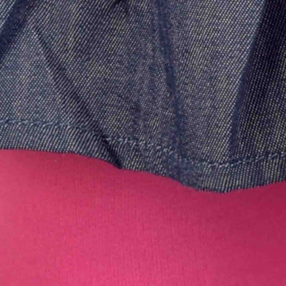 Conjunto Blusa Leggin Color Azul Combinado Jeanious