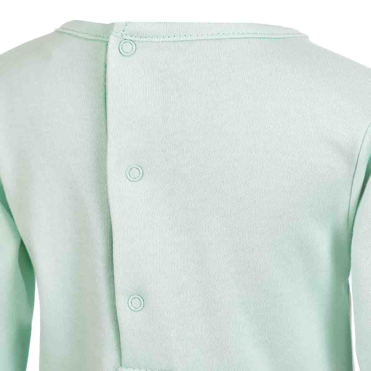Body Manga Larga Estampado Color Verde Combinado Carosello