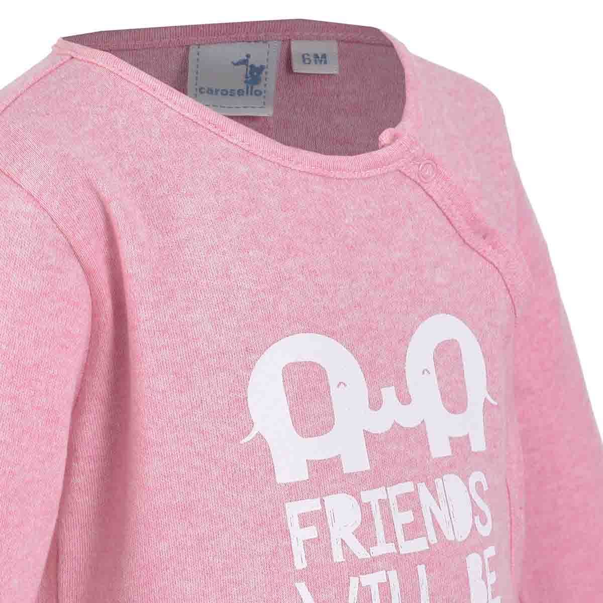 Mameluco Estampado Color Rosa Combinado Carosello