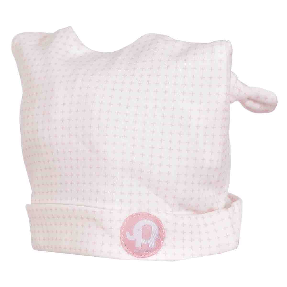 Mameluco con Gorro Estampado Color Blanco Combinado Carosello