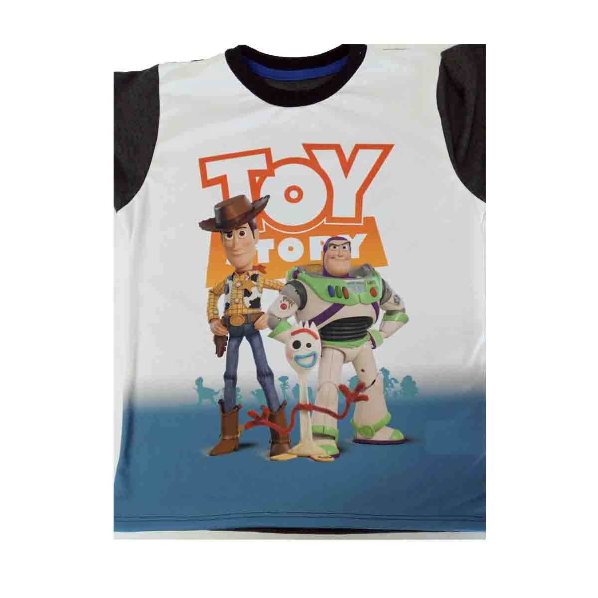 Playera Estampada Multicolor Toy Story para Niño