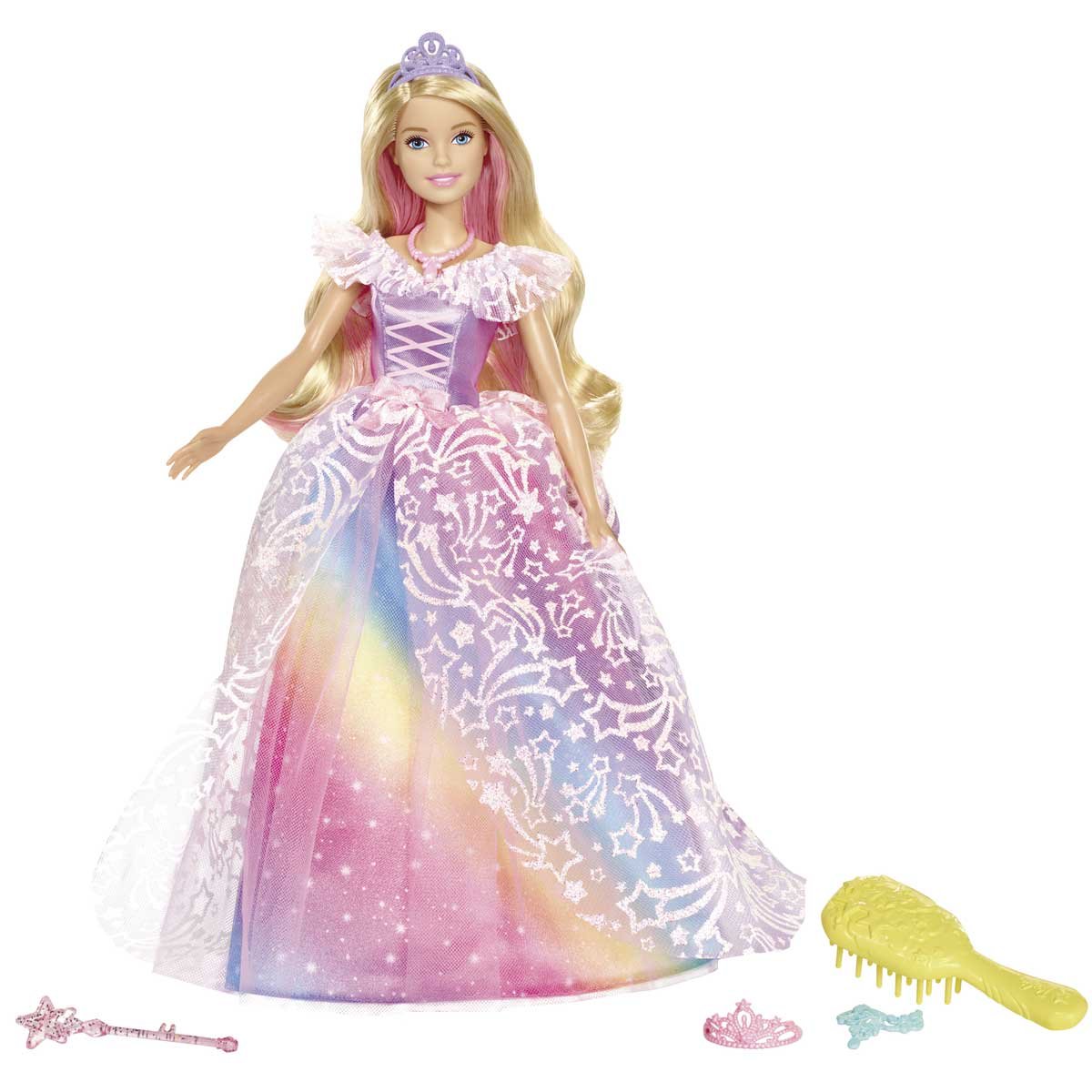 barbie princesa vestido azul