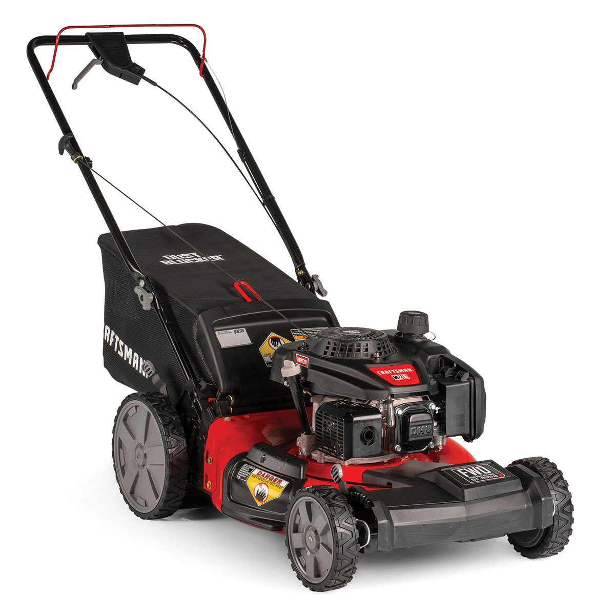 Podadora Autopropulsada de 159Cc con Recolector, Llantas Traseras Altas Craftsman